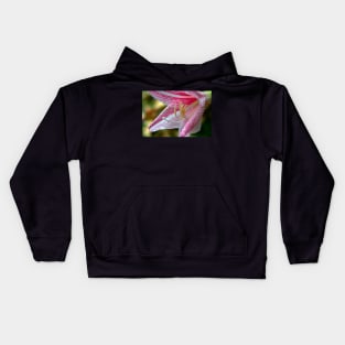 pink and white flower Kids Hoodie